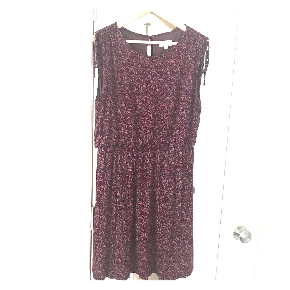 LOFT Mini Shoulder Tie Dress